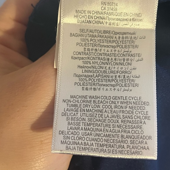 BCBGeneration Women’s Navy Mini Dress - Picture 7 of 8